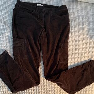 Eileen Fisher Dark Brown Straight Leg Pants
